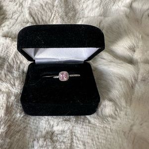 Park Lane pink gem ring